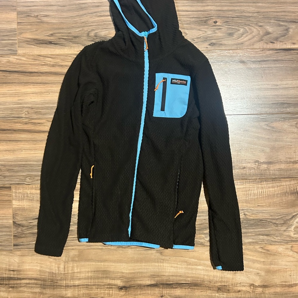 Ventures Endurance Black Jacket with Blue Trim